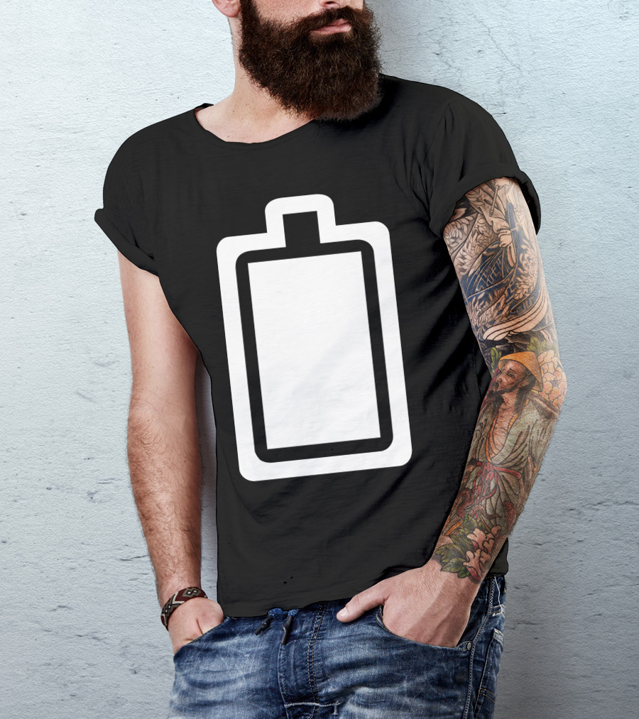 Charged Battery Icon Energy T-Shirt