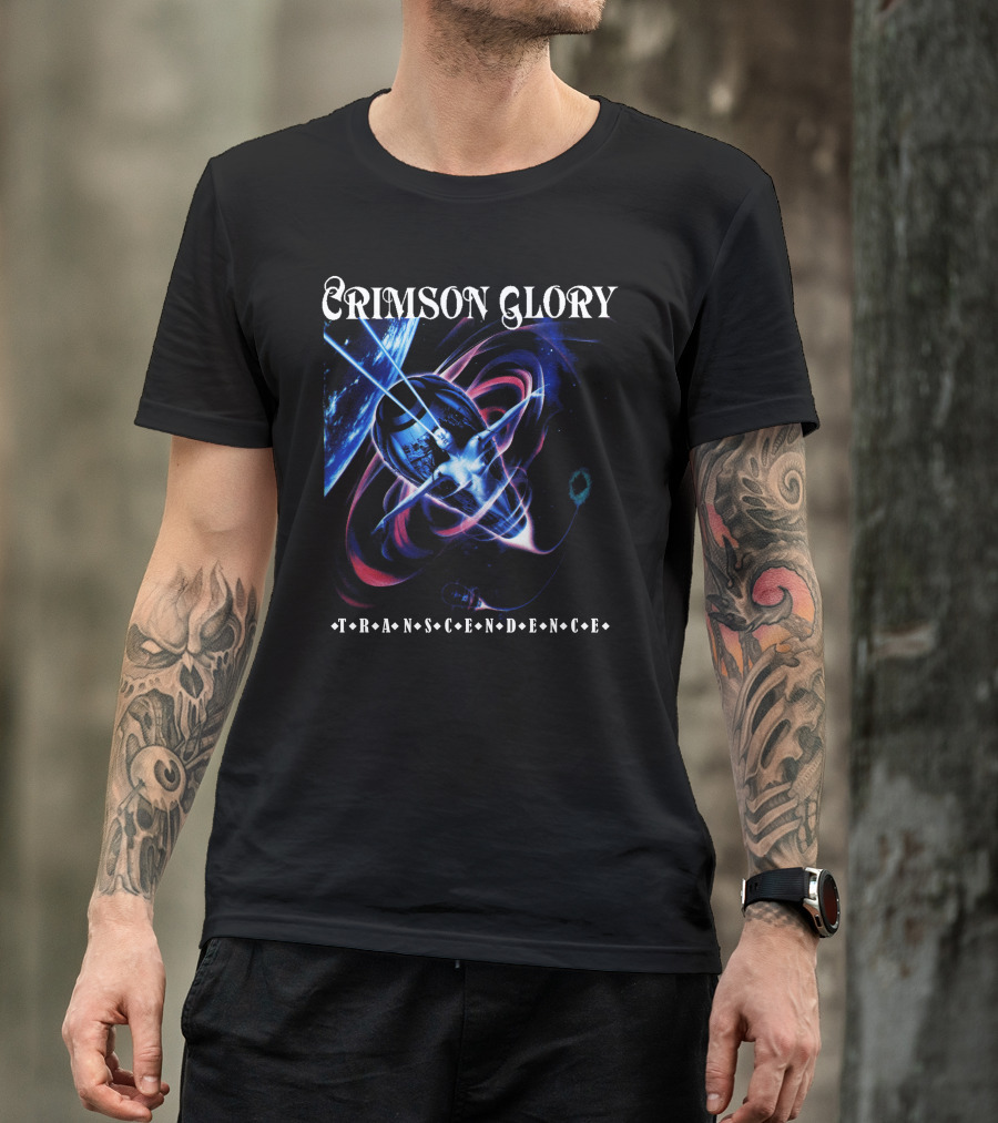 Crimson Glory Transcendence Cosmic Vision T-Shirt