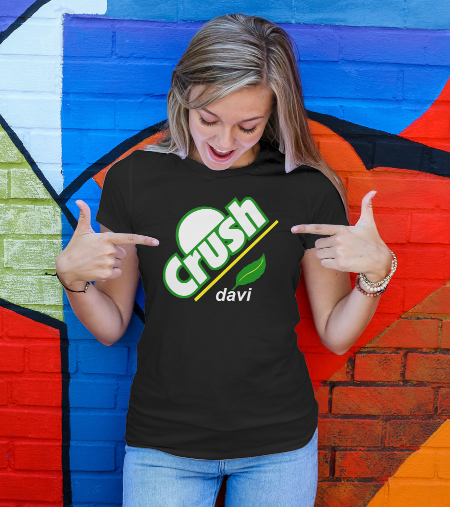 Crush Davi Parody Logo With Leaf T-Shirt