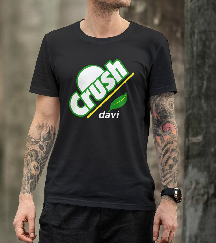 Crush Davi Parody Logo With Leaf T-Shirt
