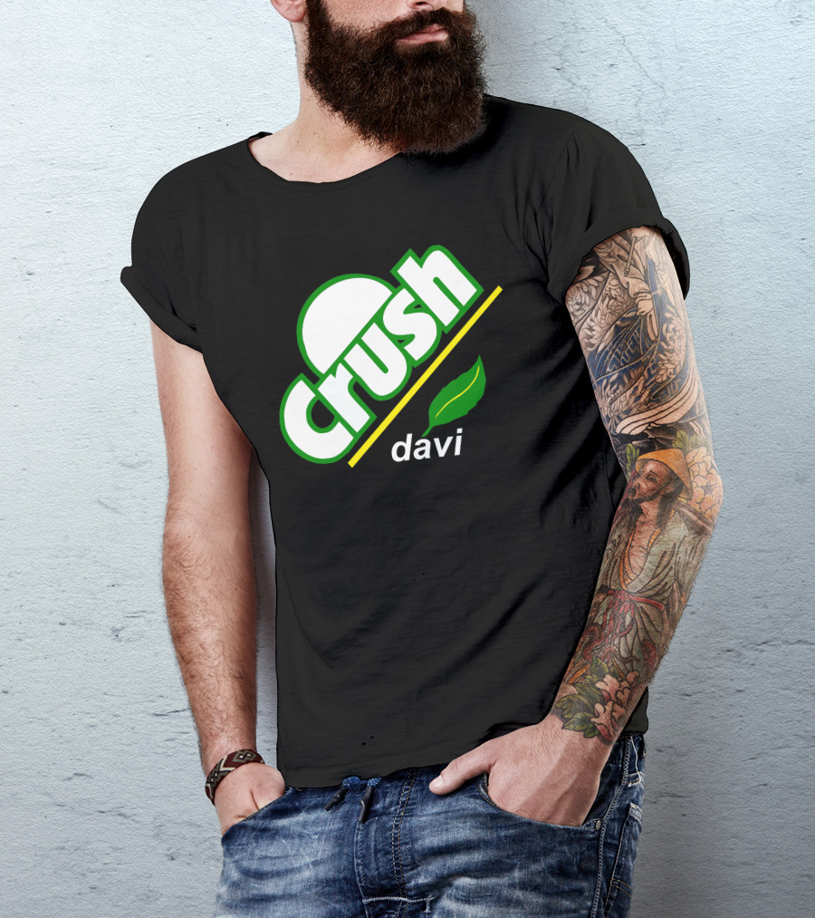 Crush Davi Parody Logo With Leaf T-Shirt