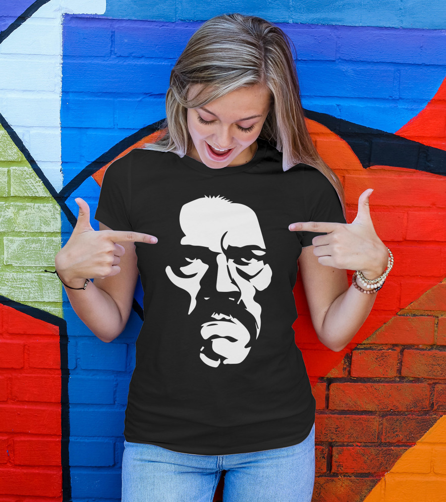 Danny Trejo Black And White Face T-Shirt