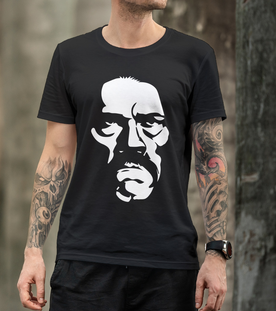 Danny Trejo Black And White Face T-Shirt