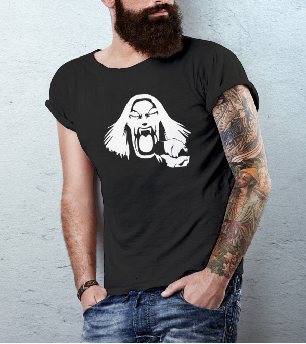 Detroit Metal City Emblem Black And White Grunge T-Shirt