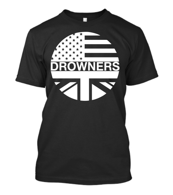 Drowners USA UK Flag Circle T-Shirt