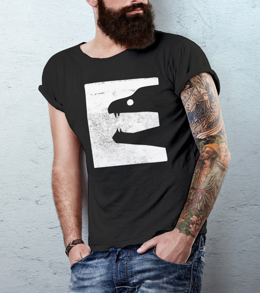 Eels Square Silhouette Bold Contrast Layered T-Shirt
