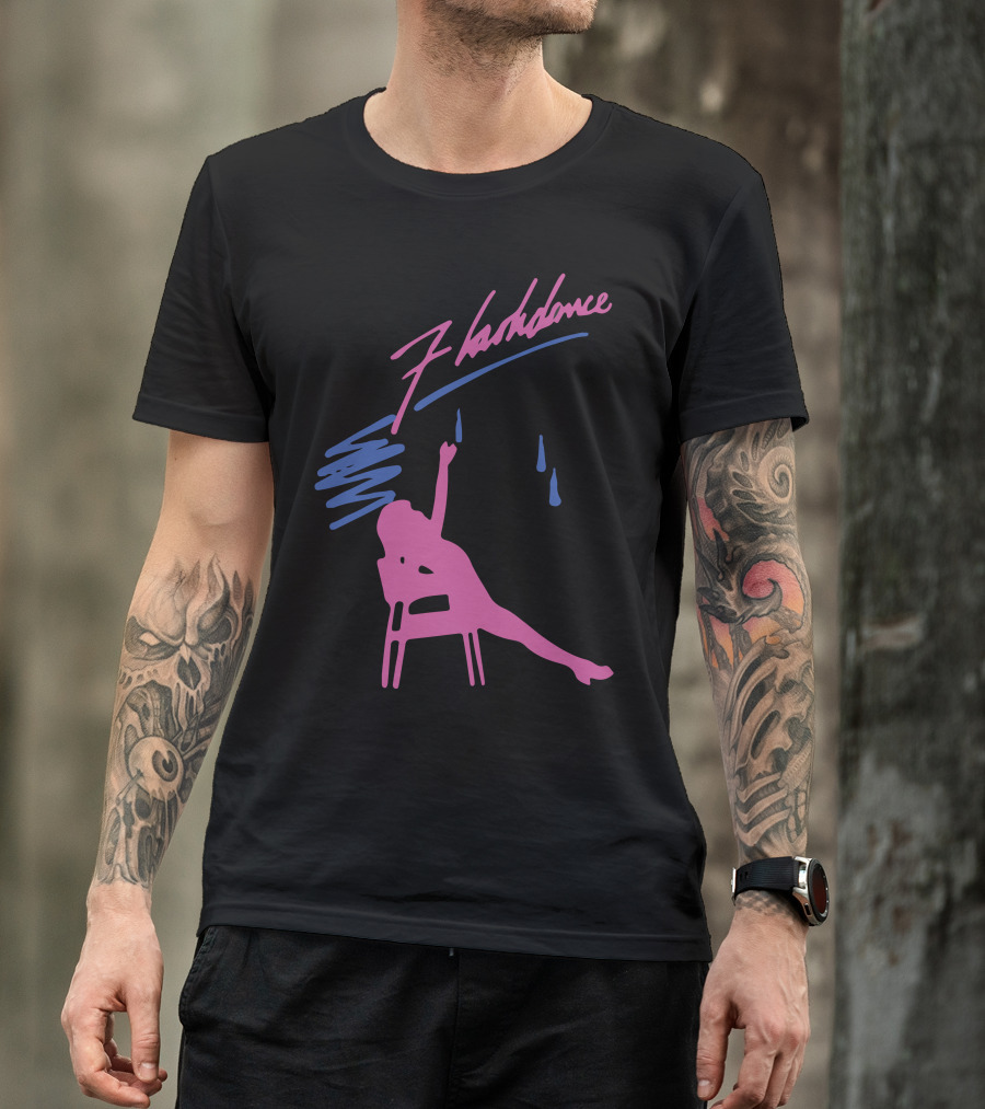 Flashdance 80s Movie Dance Scene T-Shirt