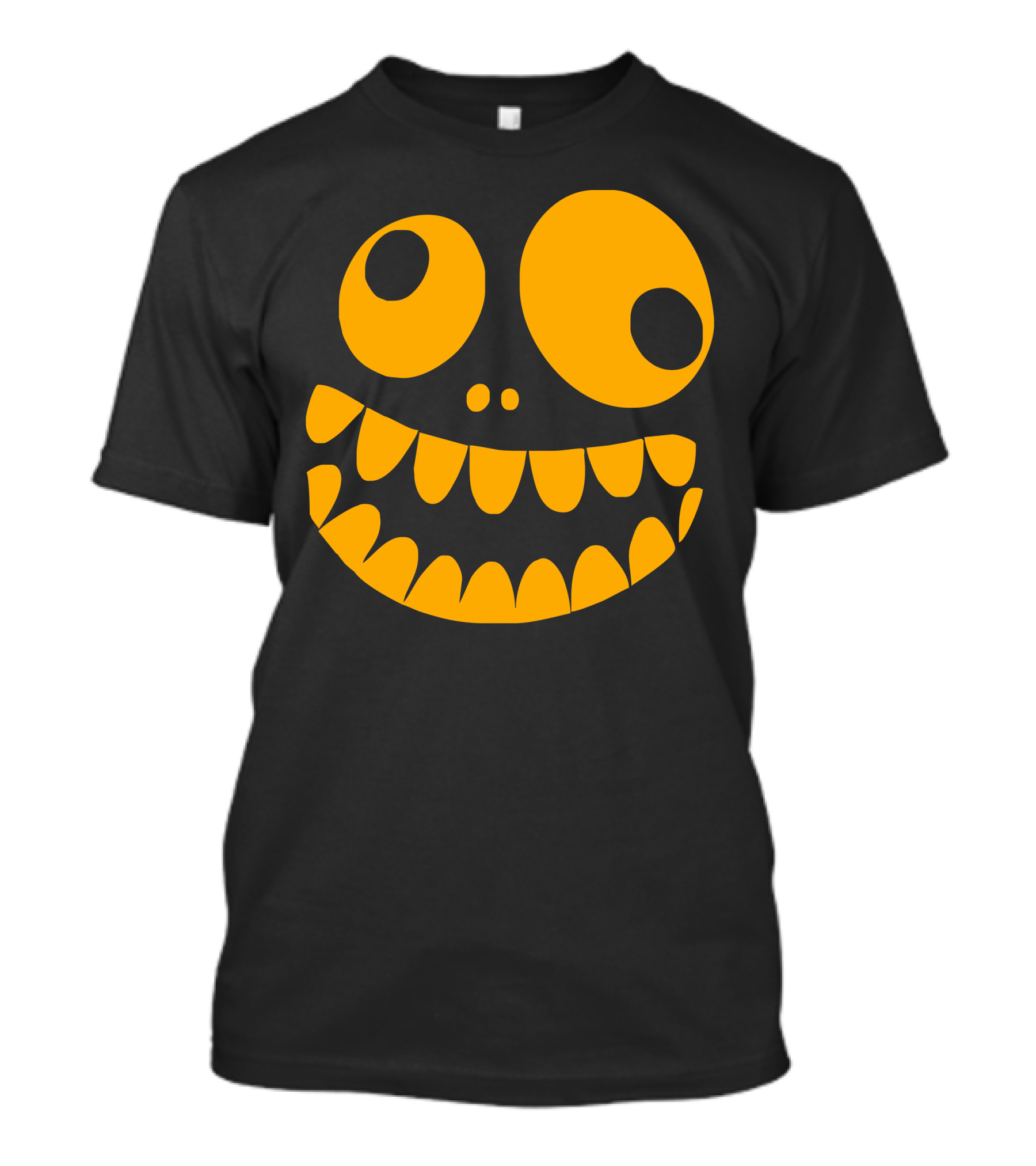 Crazy Large-Eyed Monster Face Fun T-Shirt