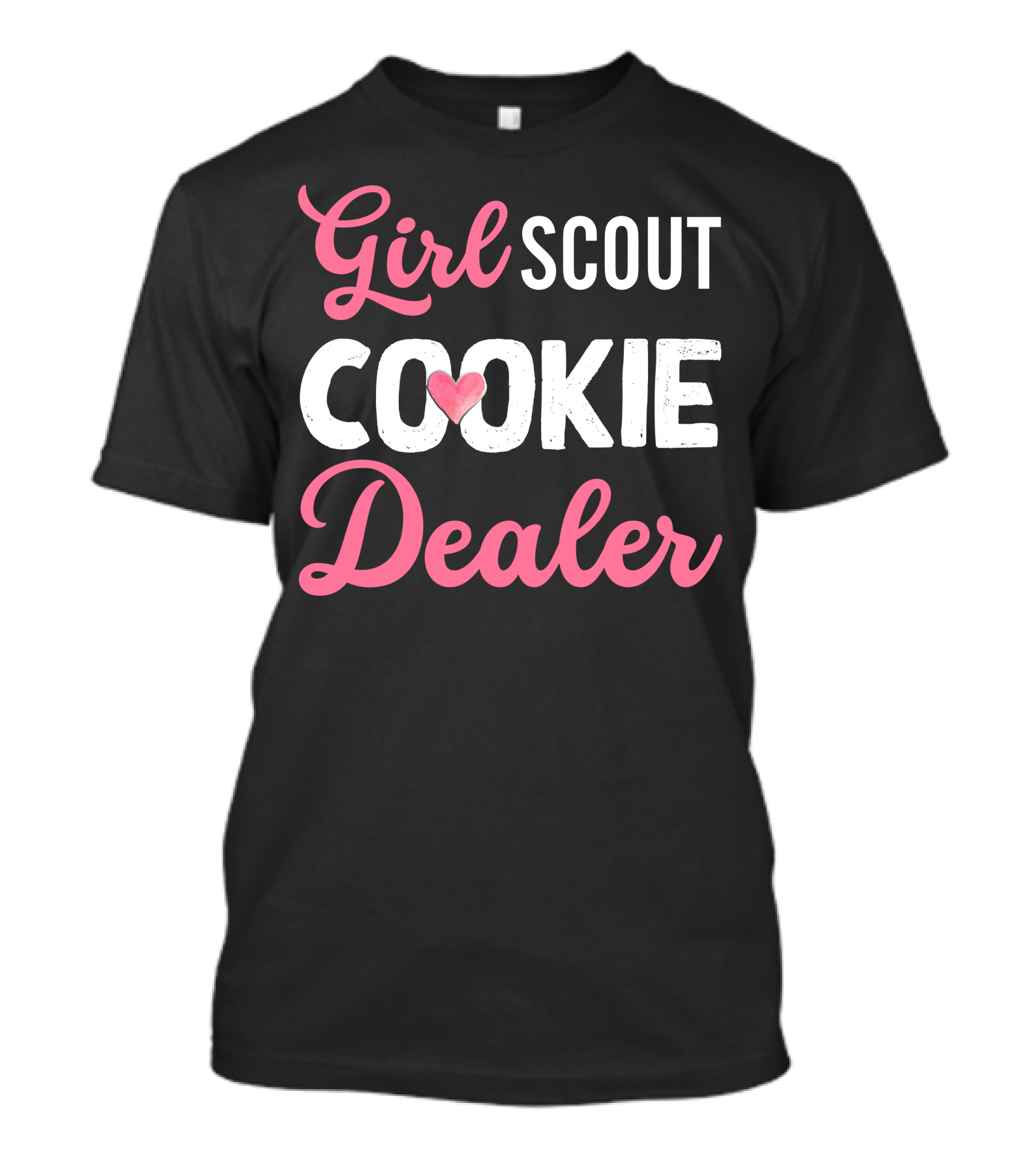 Girl Scout Cookie Dealer Dark Themed T-Shirt