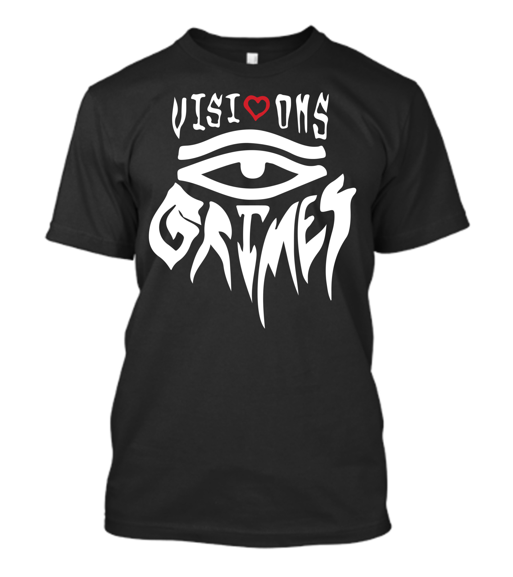 Visions Grimes Eye Heart T-Shirt