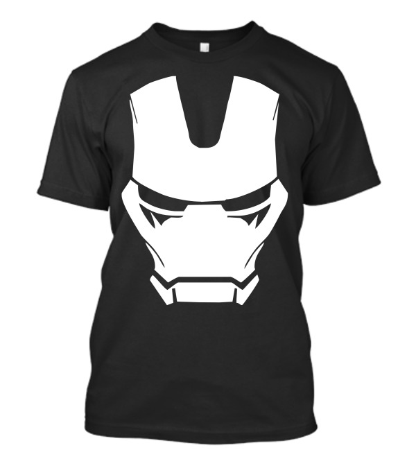 Ironman Mask Head Marvel Superhero T-Shirt
