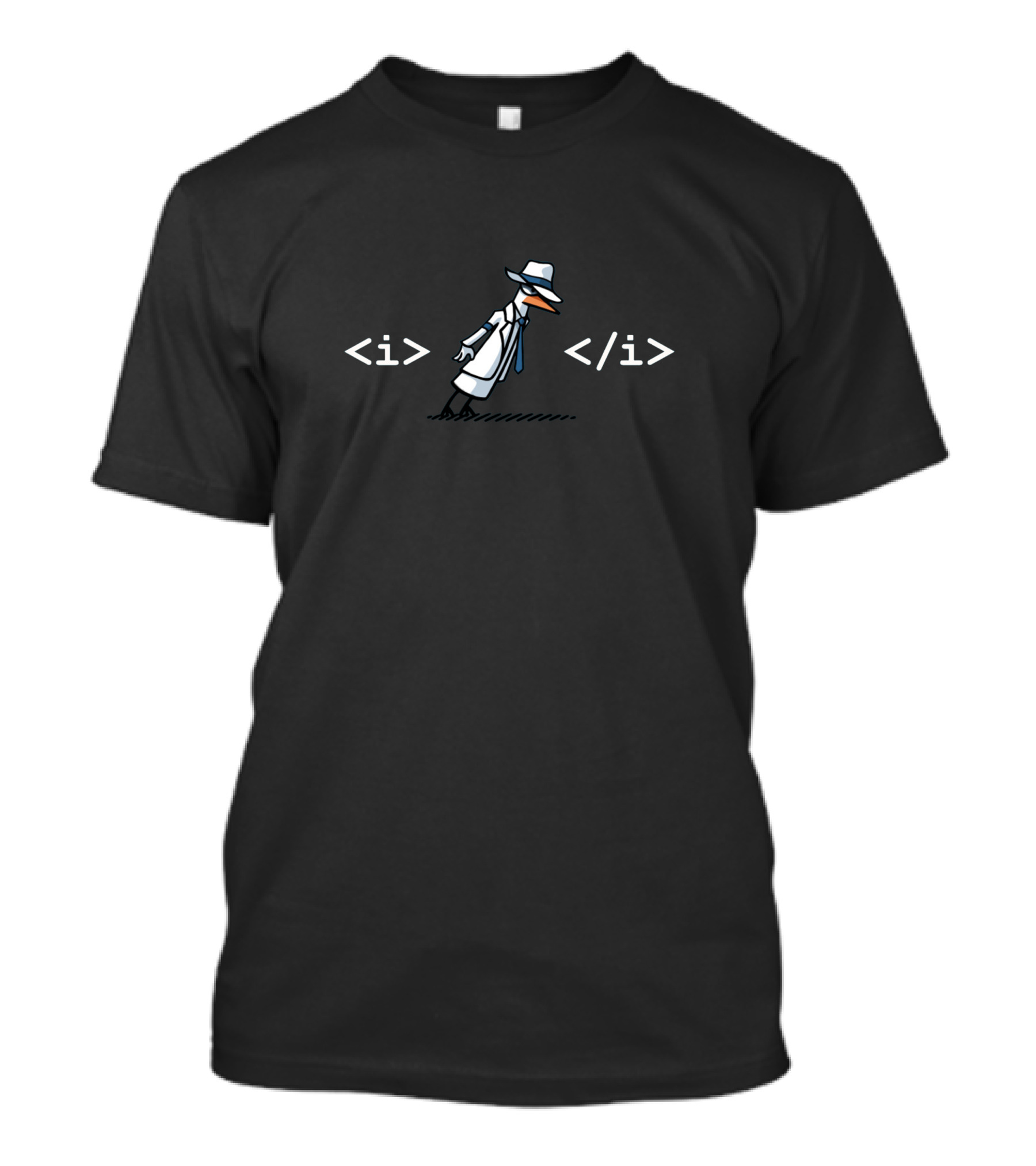 Italics Spy In HTML Tags T-Shirt