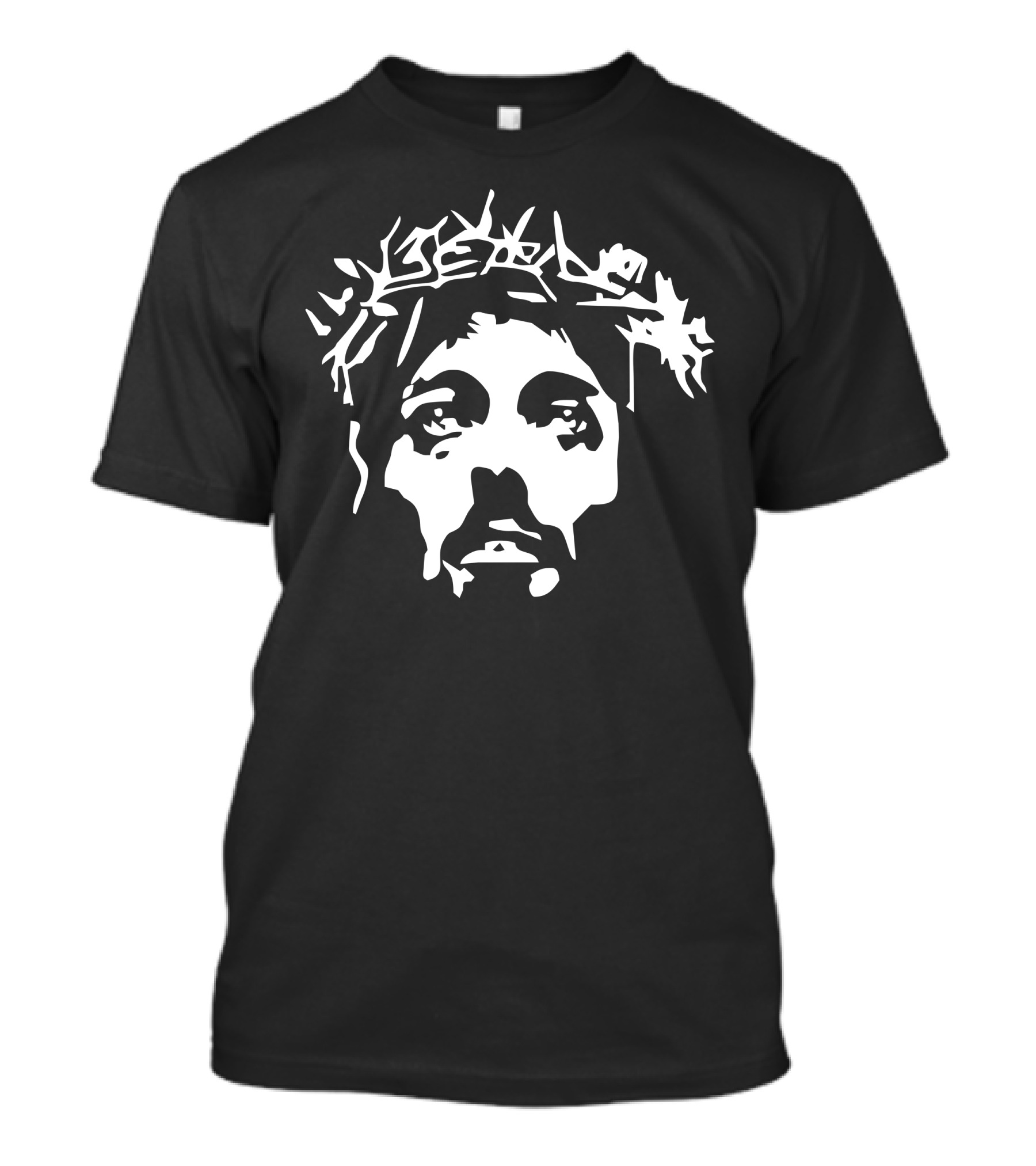 Jesus Christ Catholic Christian Iconic Crown Of Thorns T-Shirt