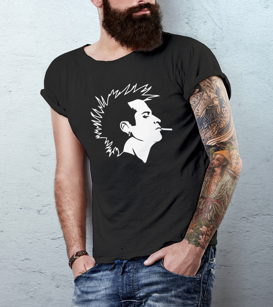 Punk Rock Johnny Smoking T-Shirt
