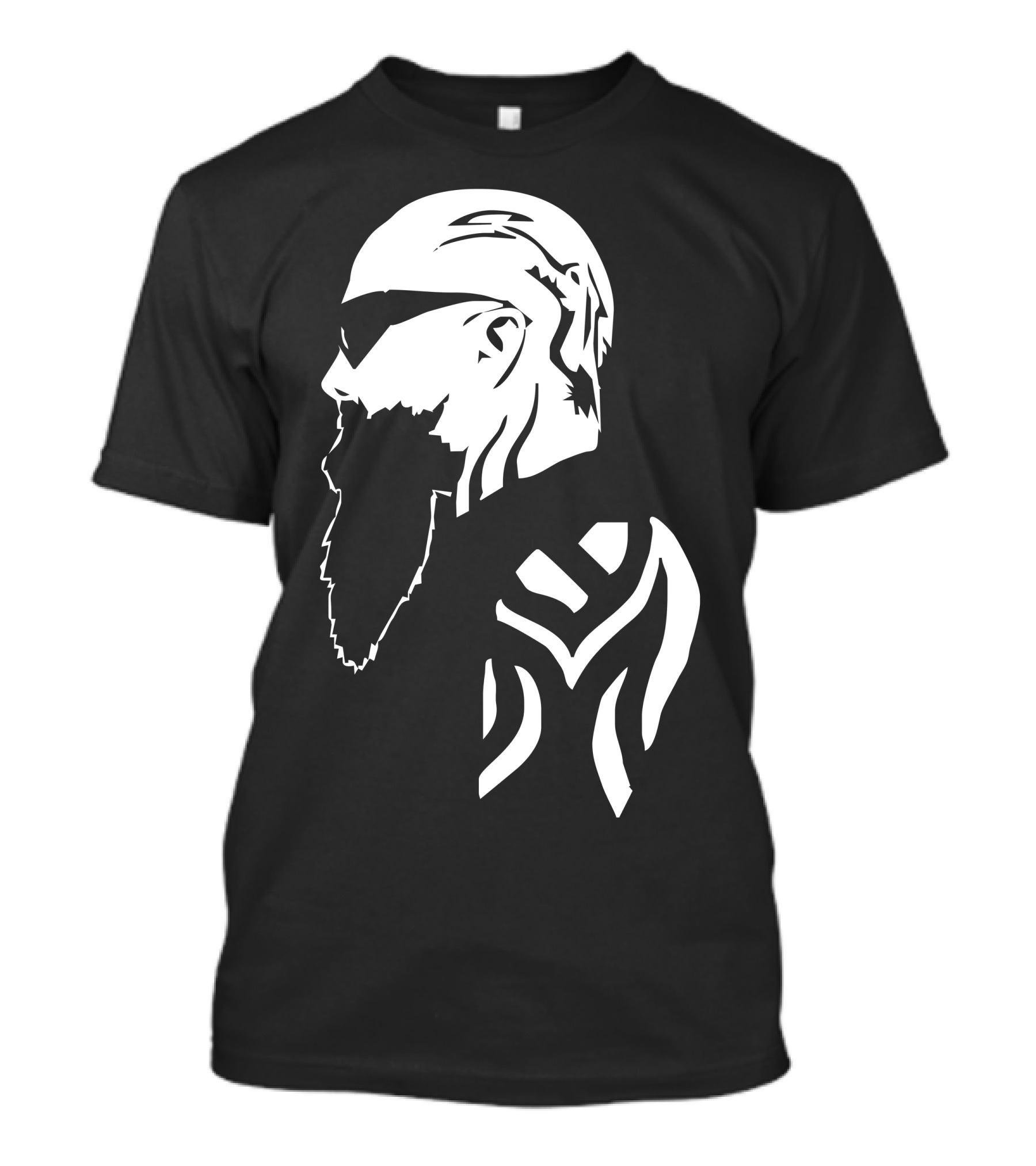 Kerry King Slayer Tribute Silhouette With Tribal Tattoo T-Shirt