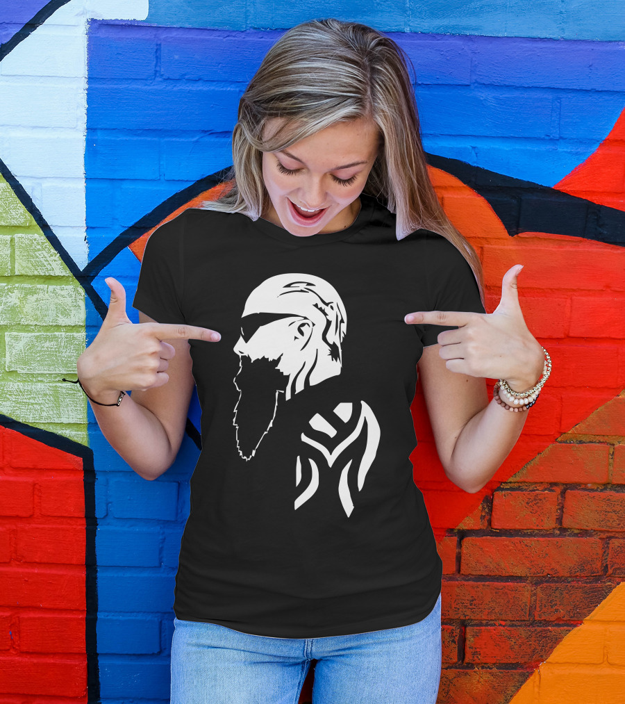 Kerry King Slayer Tribute Silhouette With Tribal Tattoo T-Shirt