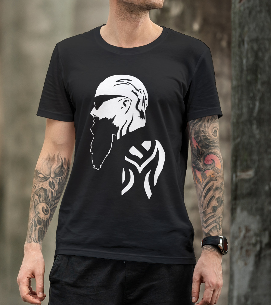 Kerry King Slayer Tribute Silhouette With Tribal Tattoo T-Shirt