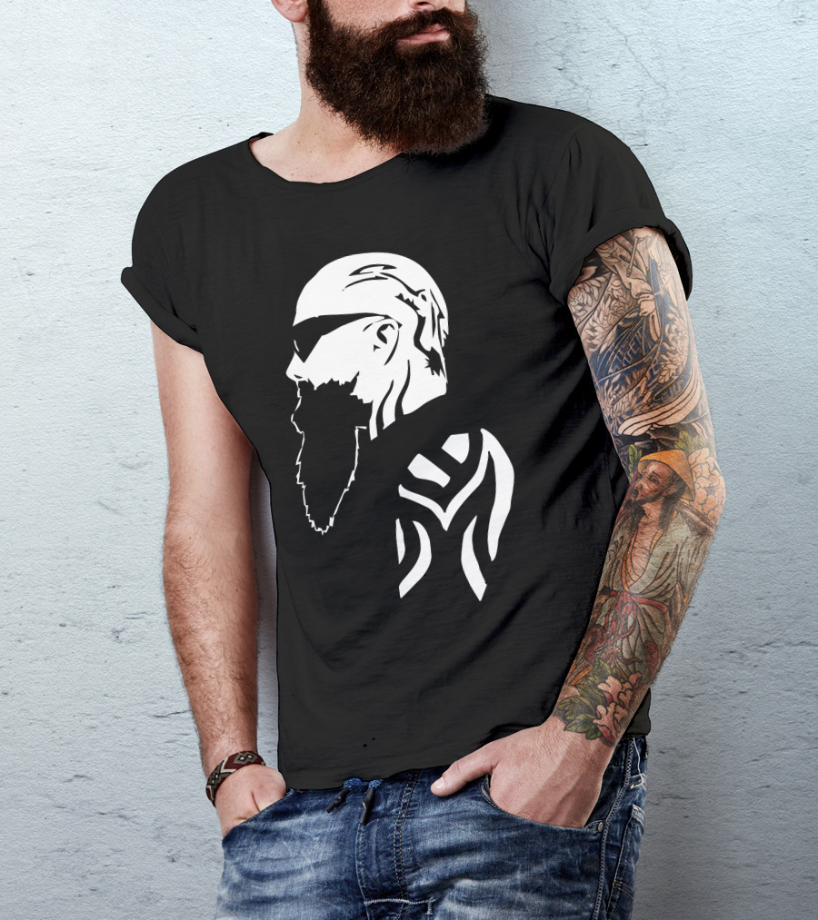 Kerry King Slayer Tribute Silhouette With Tribal Tattoo T-Shirt