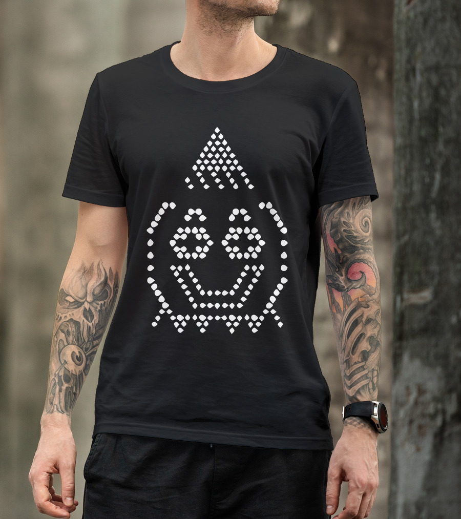 Lite Brite Pumpkin Face T-Shirt