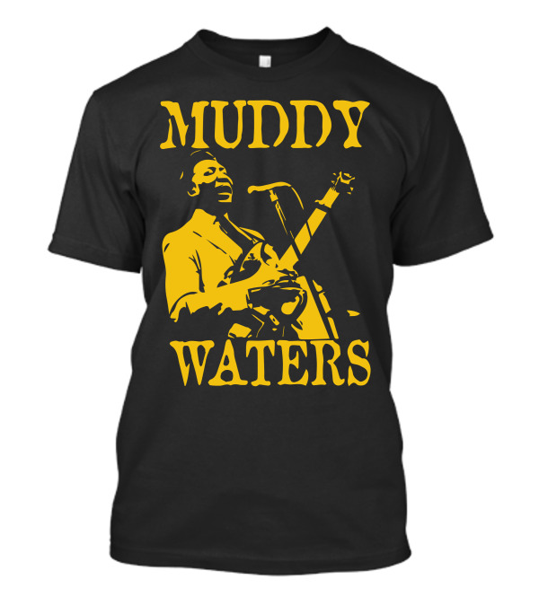Muddy Waters Blues Guitarist Iconic Performance T-Shirt