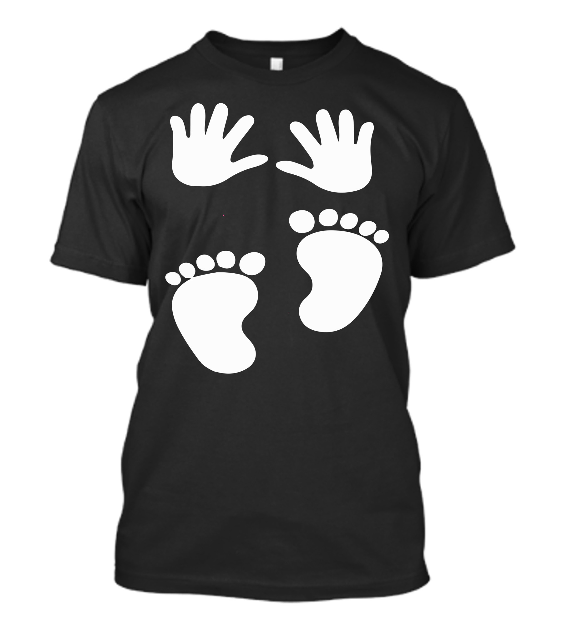 Newborn Baby Handprints And Footprints T-Shirt