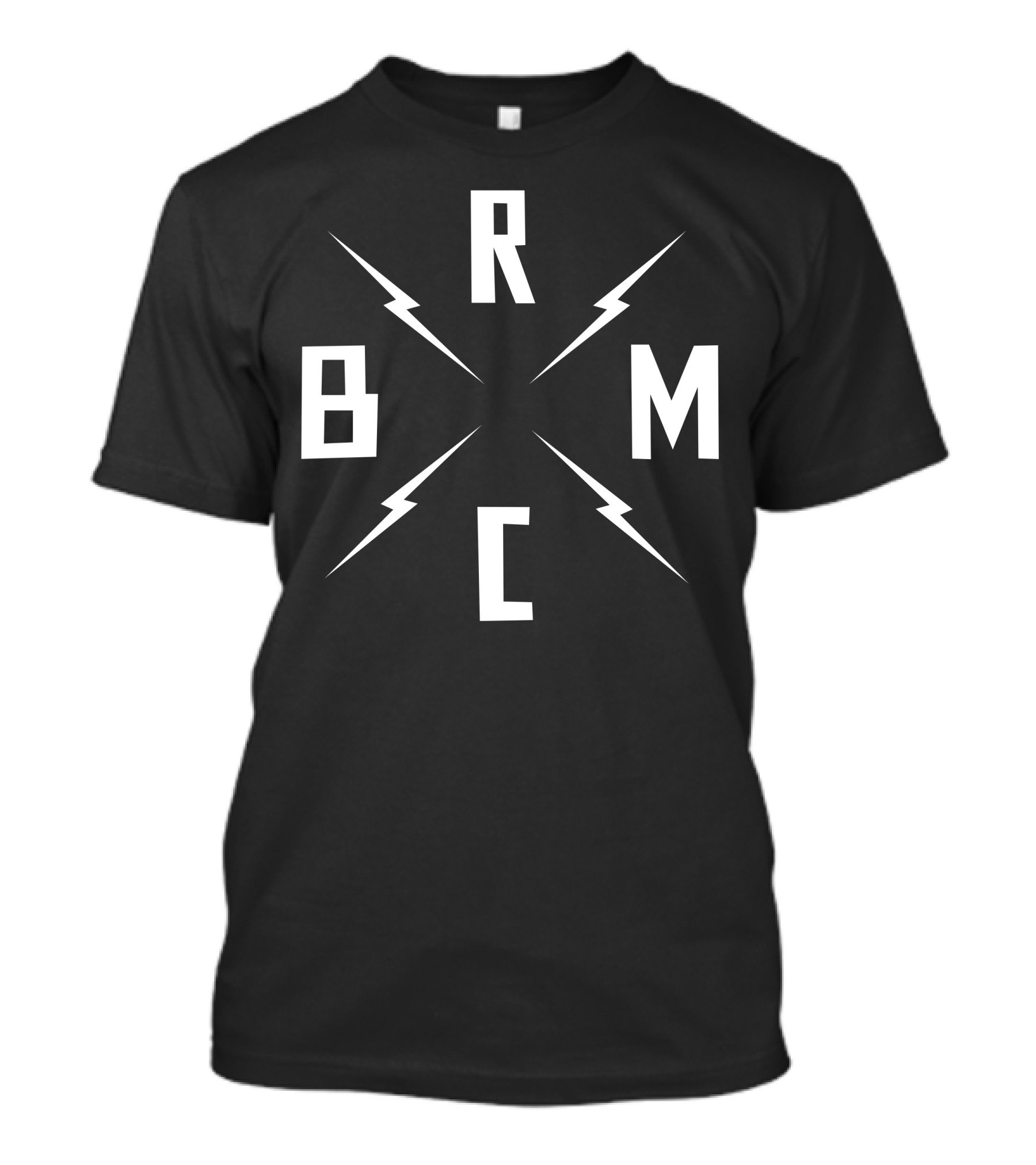 BRMC Black Rebel Motorcycle Club Band Logo With Lightning T-Shirt