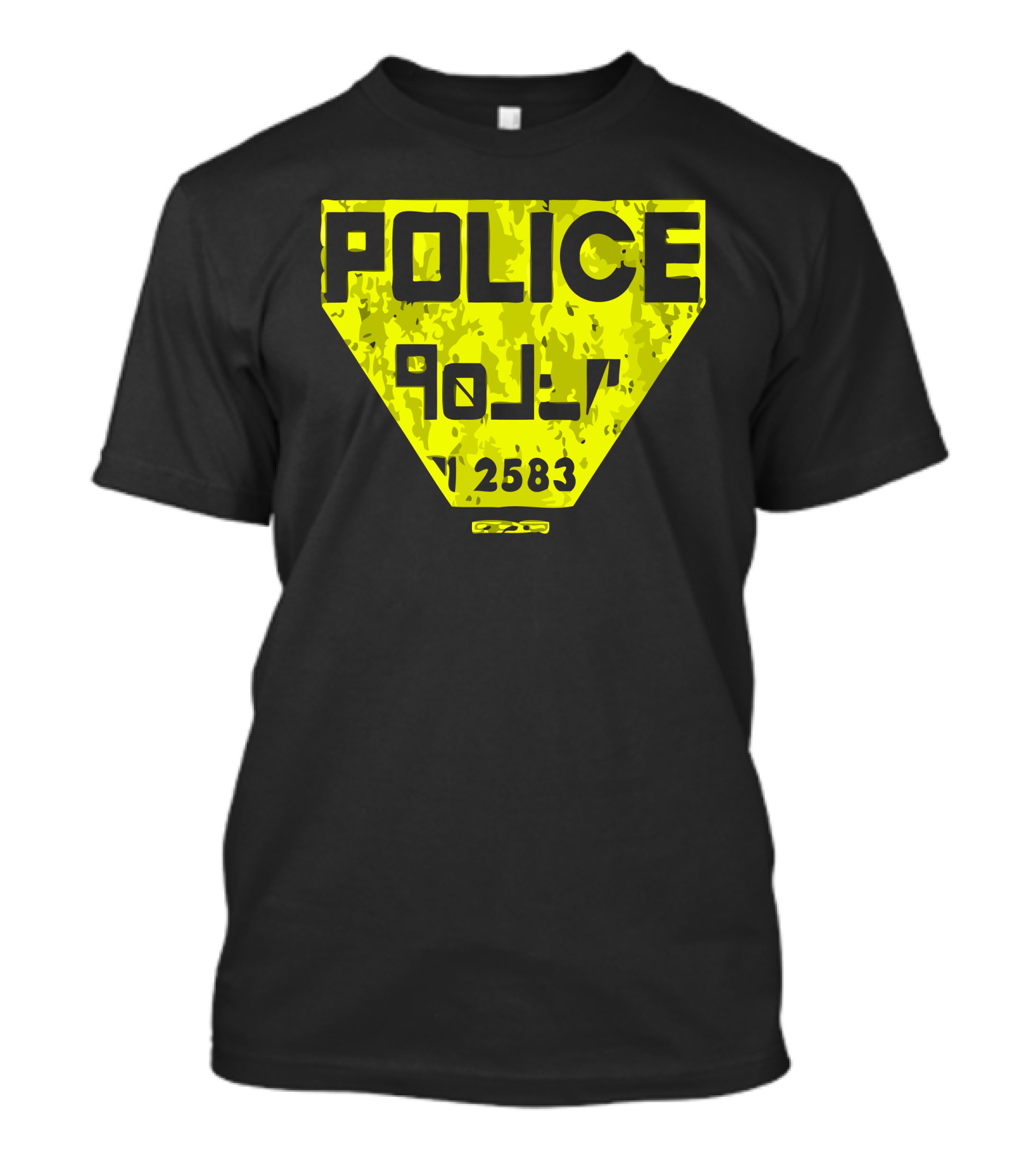 POLICE 90 LT V 2583 Fifth Element Badge T-Shirt