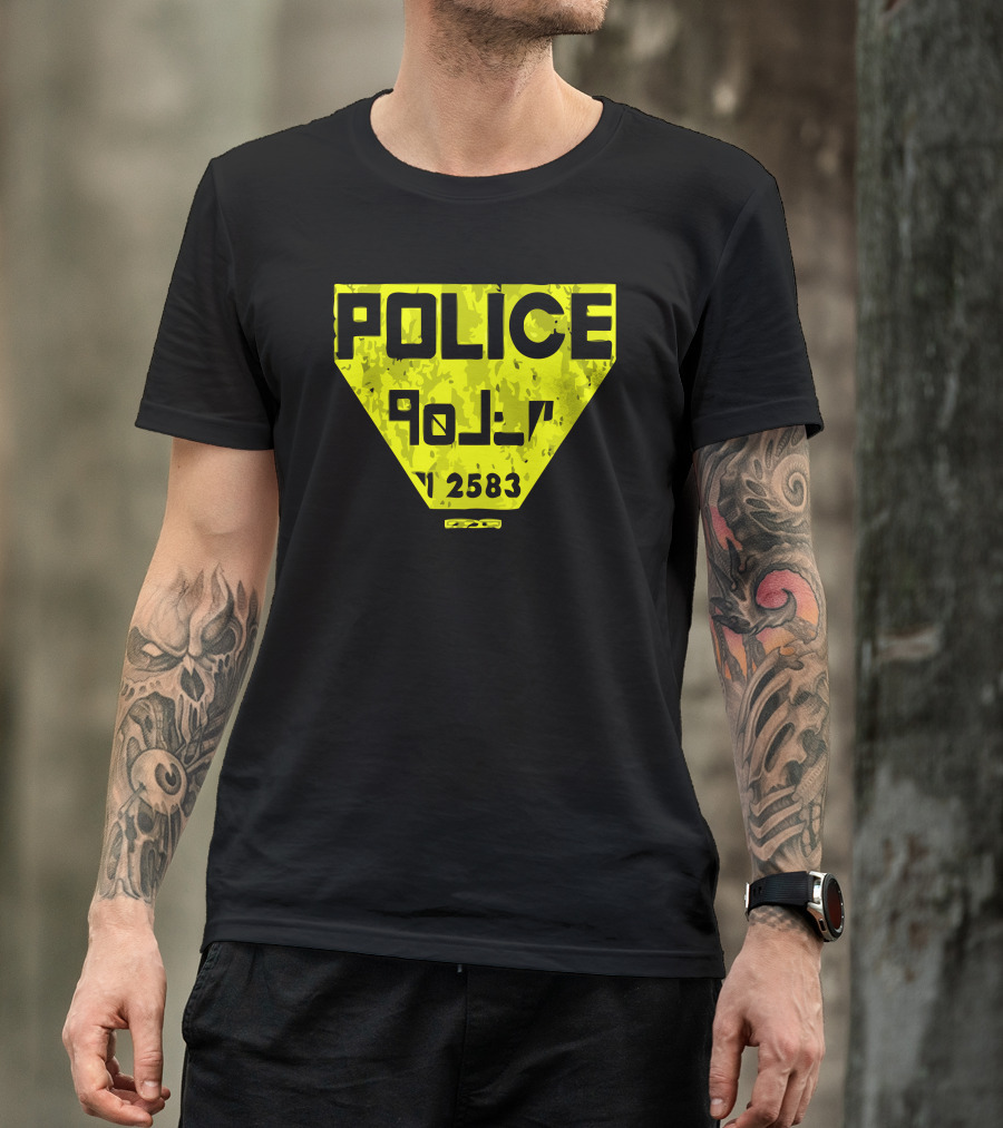 POLICE 90 LT V 2583 Fifth Element Badge T-Shirt