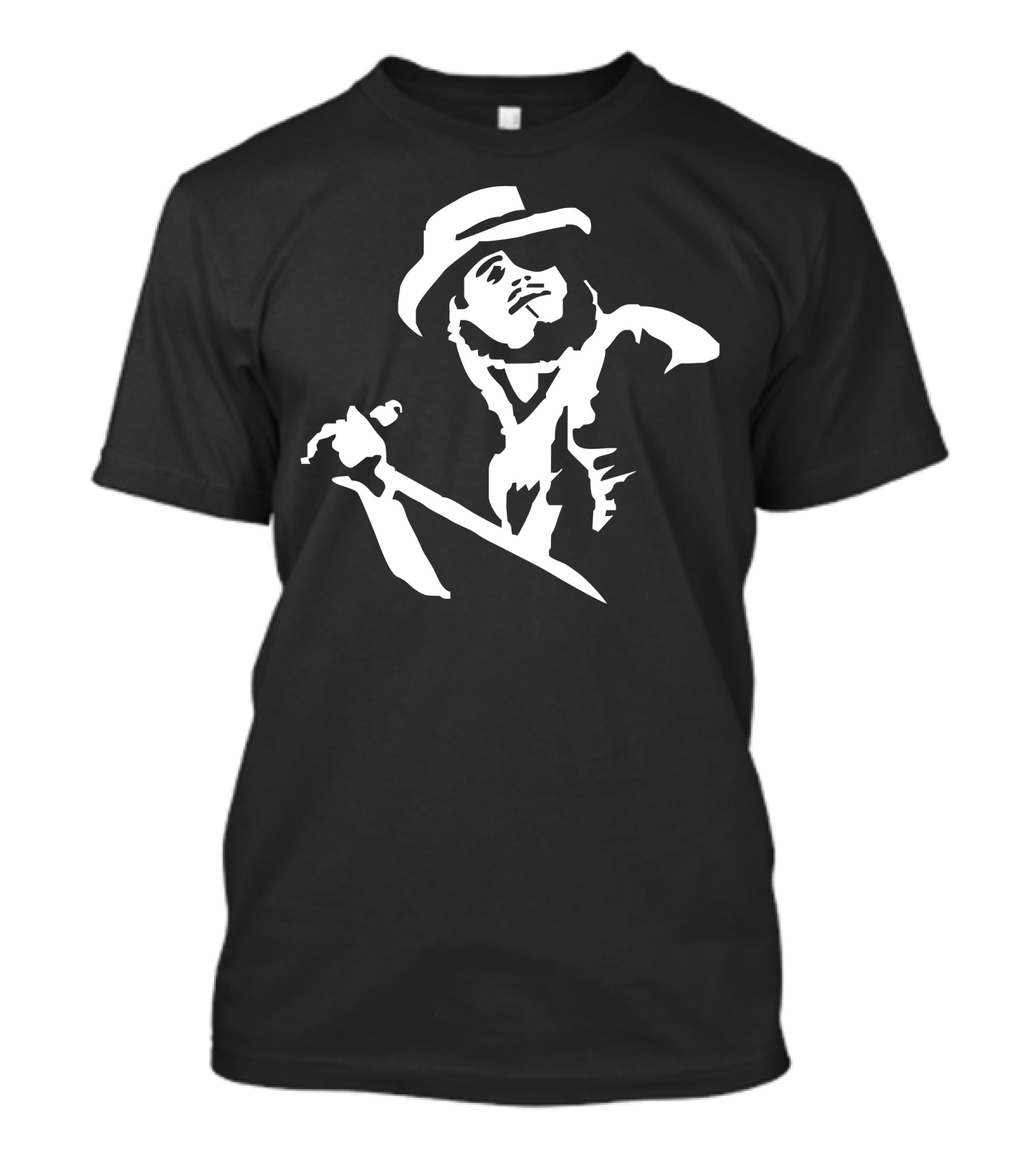 Ronnie Van Zant Silhouette With Microphone And Hat T-Shirt