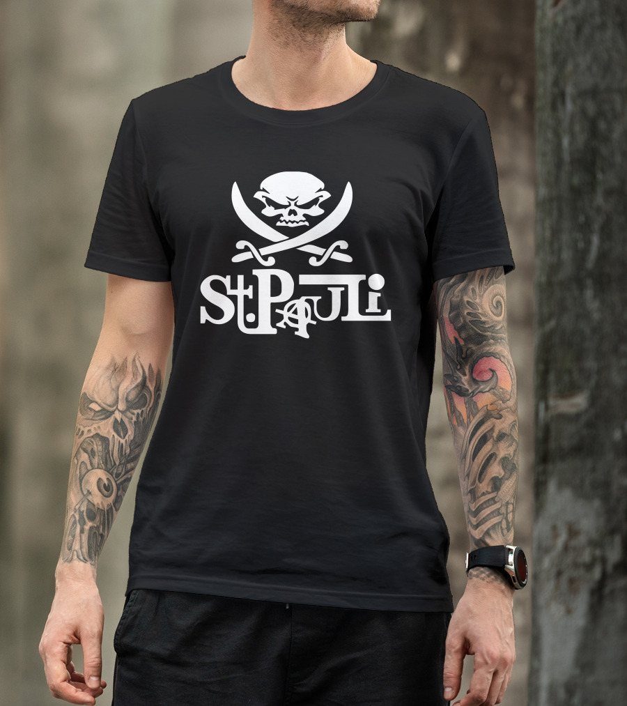 St Pauli Skull And Crossed Swords T-Shirt