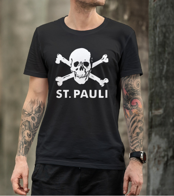 St Pauli Skull And Crossbones T-Shirt