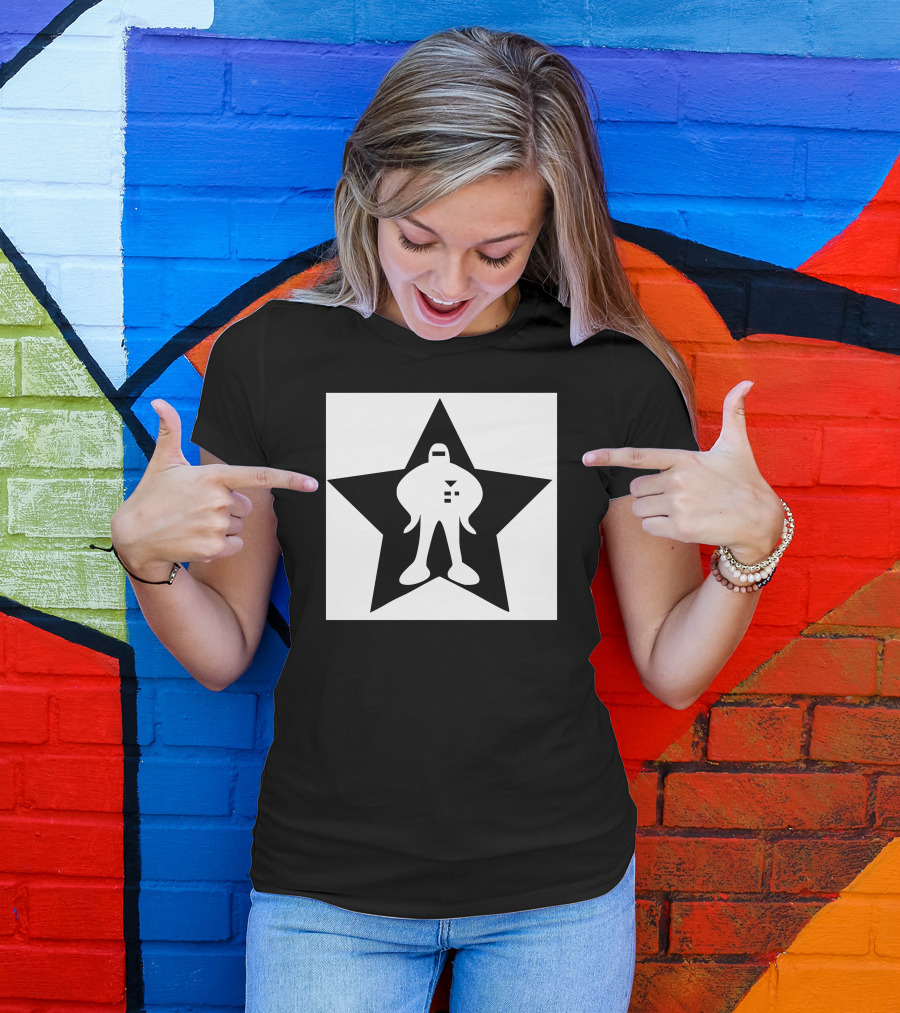 Starman Snes Earthbound Mother Gaming Icon Star Background T-Shirt