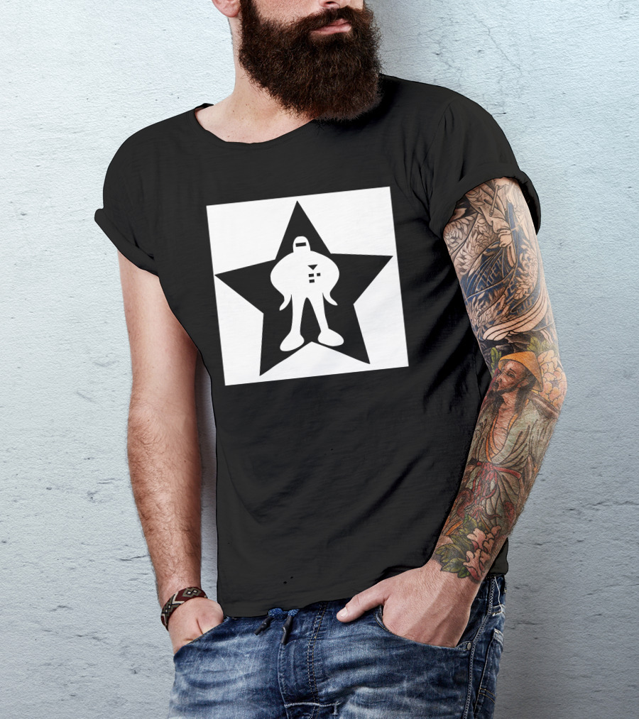 Starman Snes Earthbound Mother Gaming Icon Star Background T-Shirt