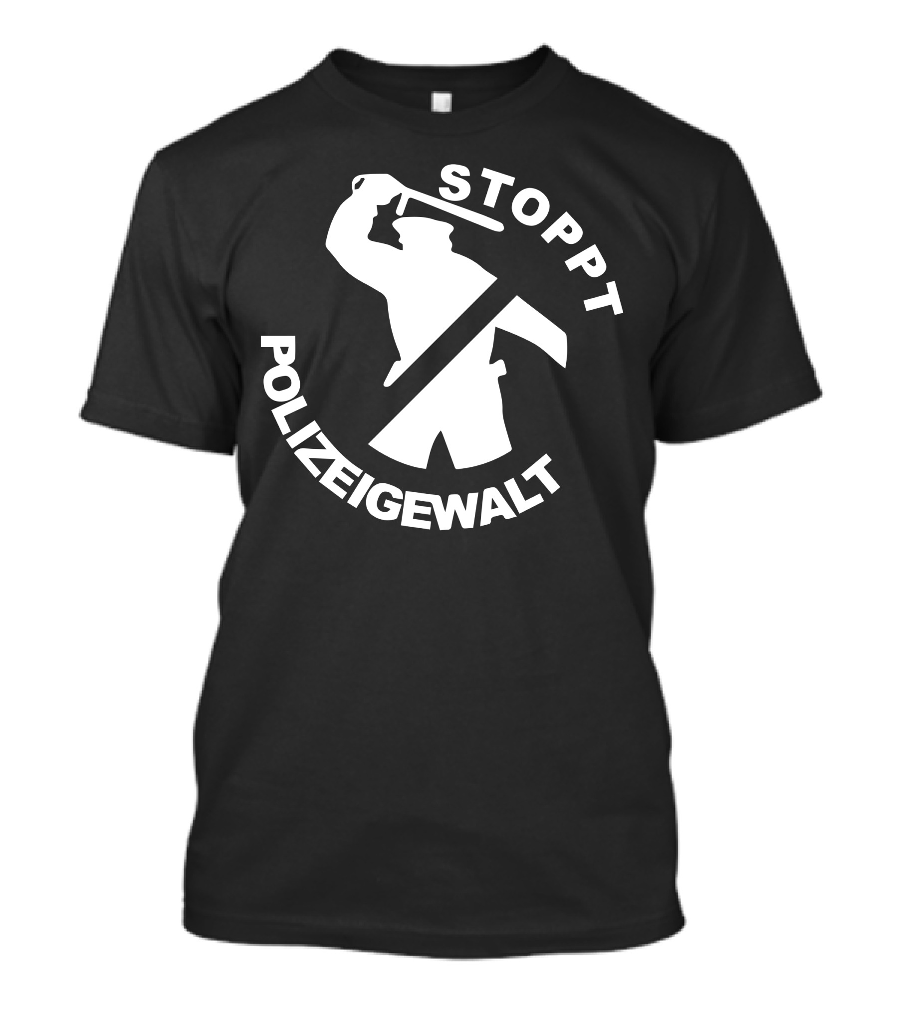 Stoppt Polizeigewalt Protest Symbol Against Police Violence T-Shirt