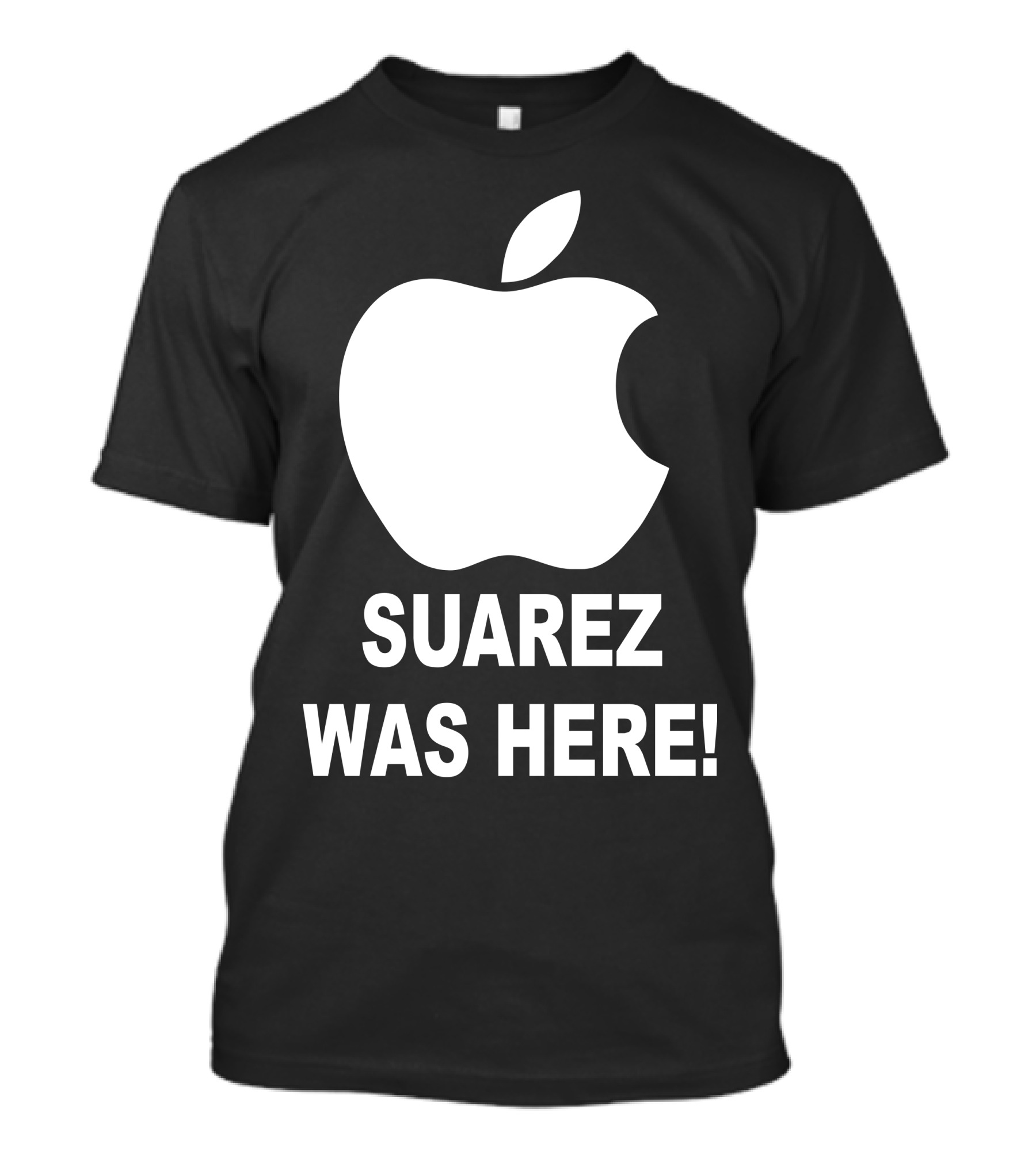 Suarez Was Here Apple T-Shirt