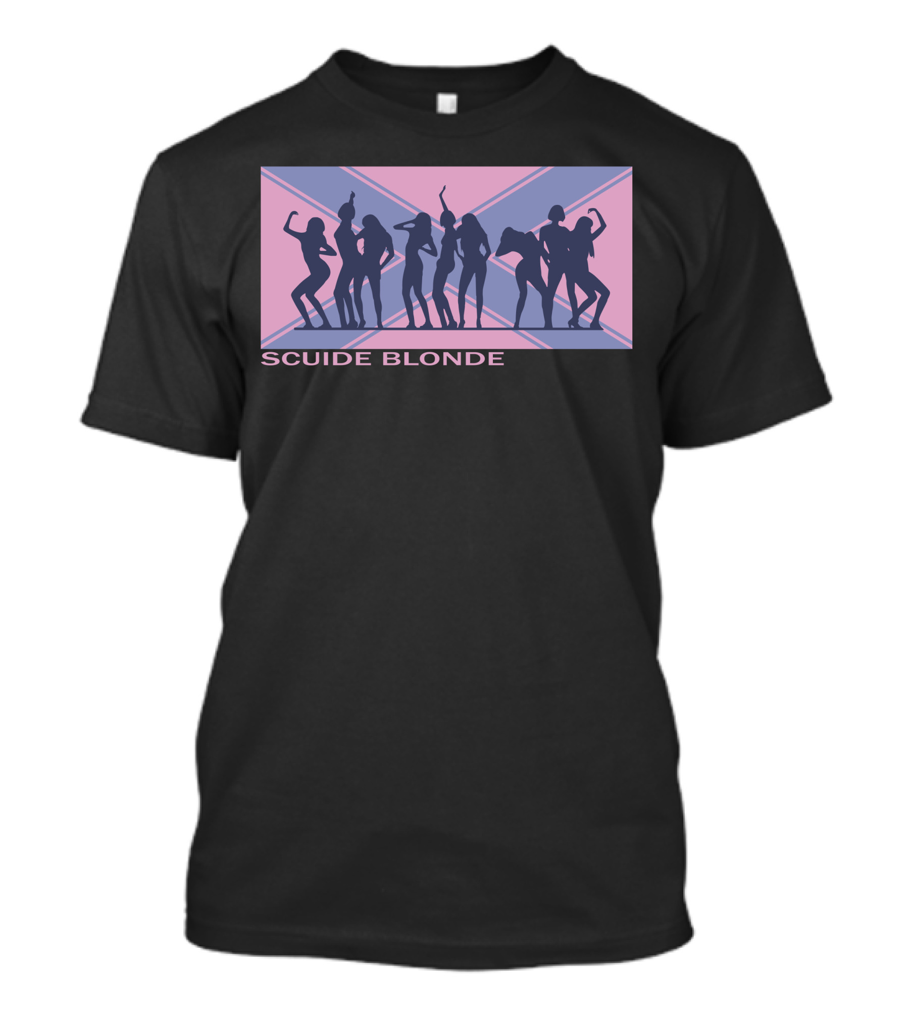 Scuide Blonde Silhouette Dance Party T-Shirt