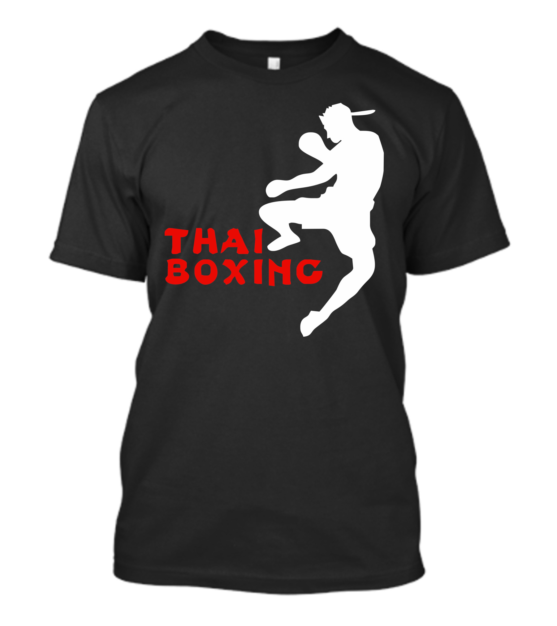 Thai Boxing Kick Martial Art Combattimento Sport T-Shirt