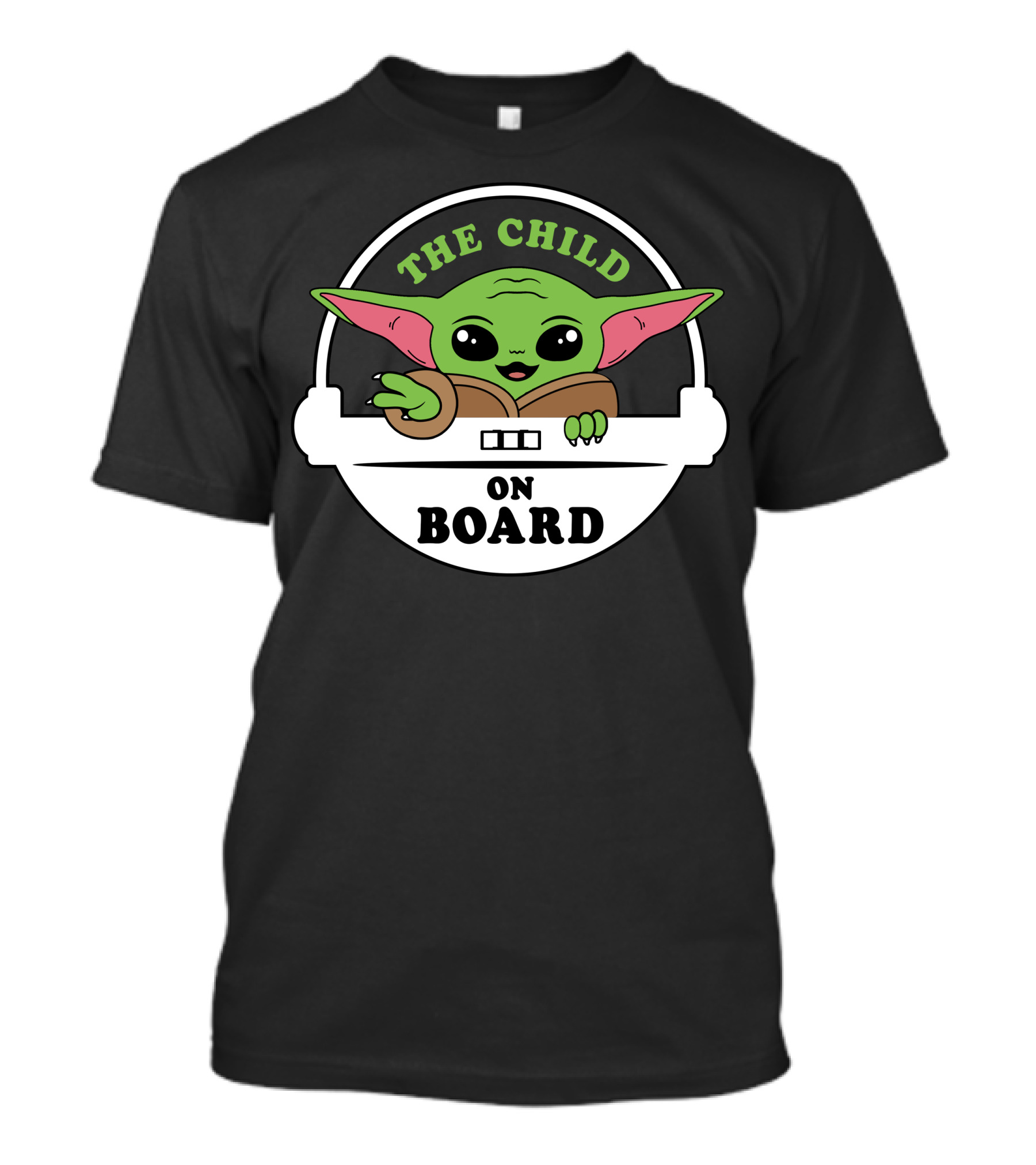 The Child On Board Mandalorian Baby Yoda Grogu T-Shirt