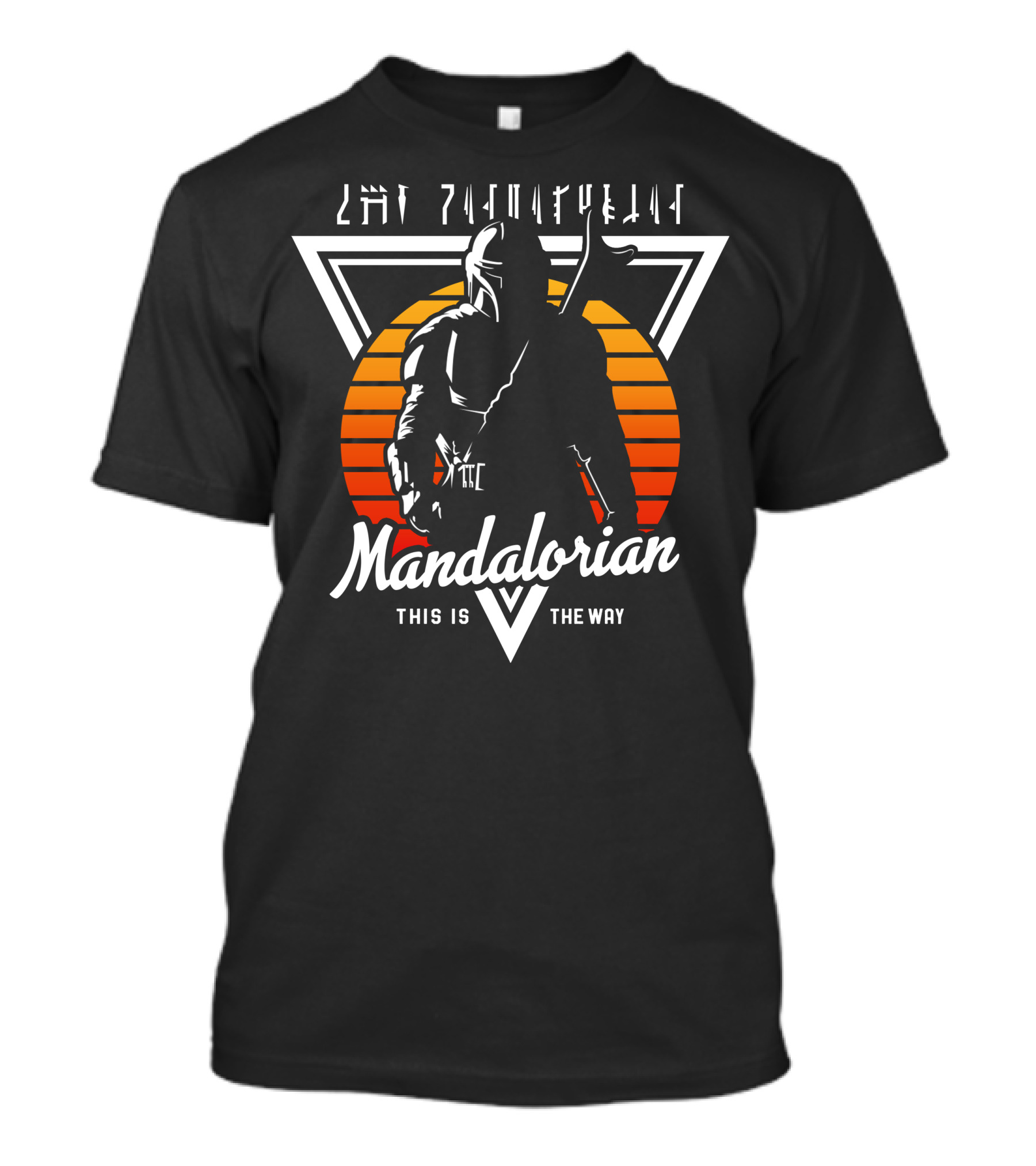 Mandalorian This Is The Way Retro Sunset T-Shirt