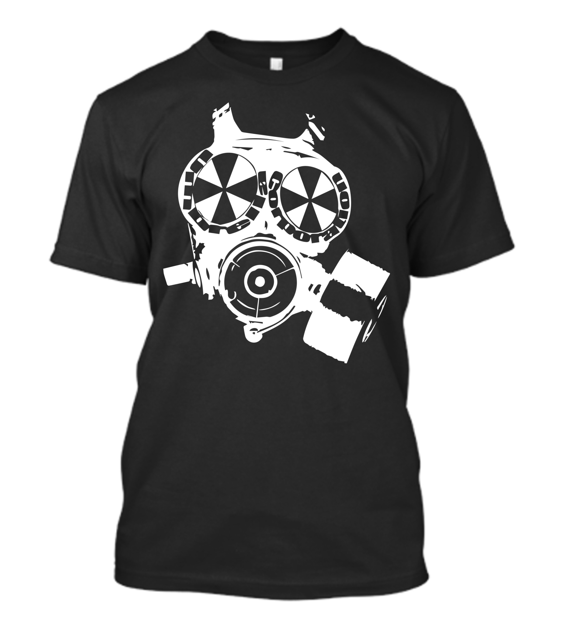 Umbrella Gasmaske Resident Evil Retribution Biohazard Mask T-Shirt