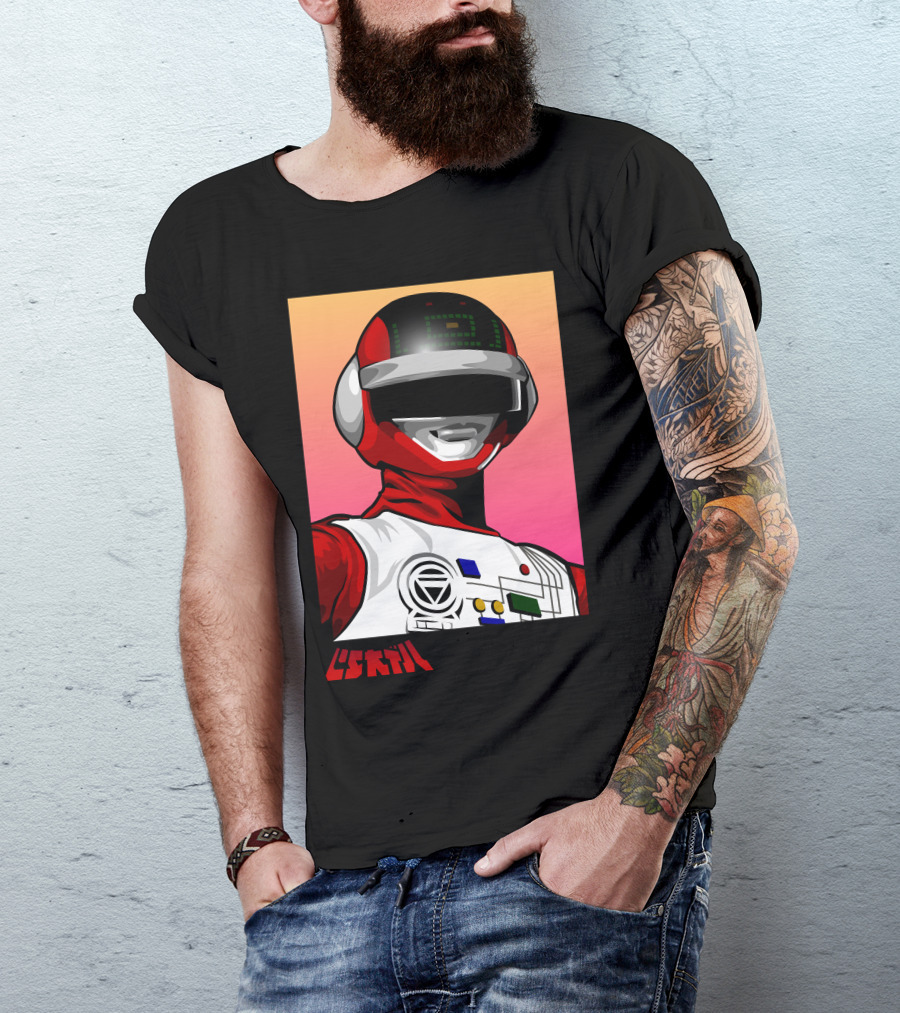 Bioman Japanese Superhero Robot T-Shirt
