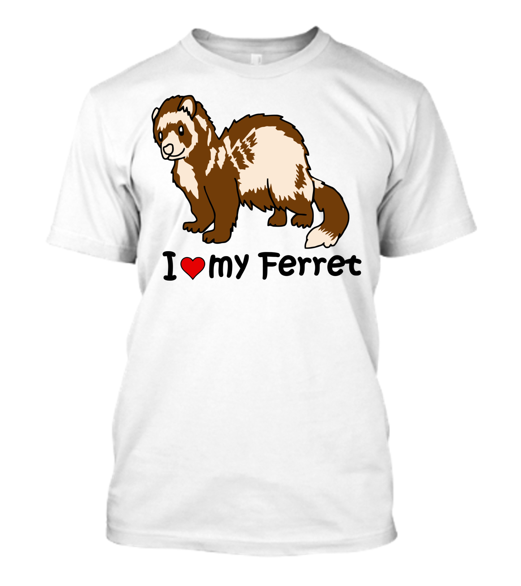 I Heart My Ferret T-Shirt