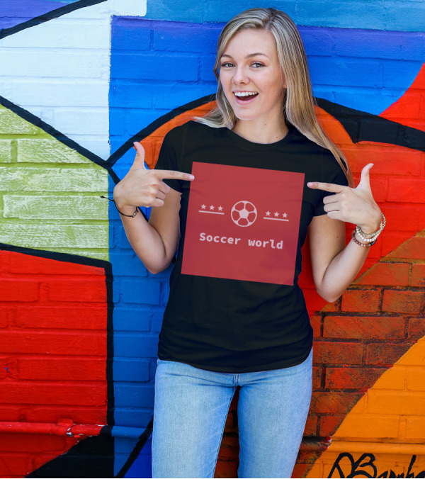 Soccer World Stars Ball T-Shirt