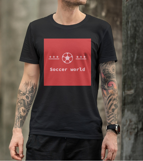 Soccer World Stars Ball T-Shirt