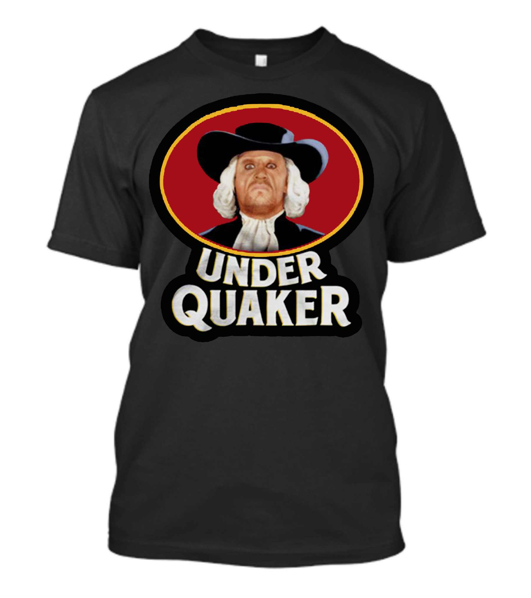 Under Quaker Undertaker WWE Parody Mashup T-Shirt
