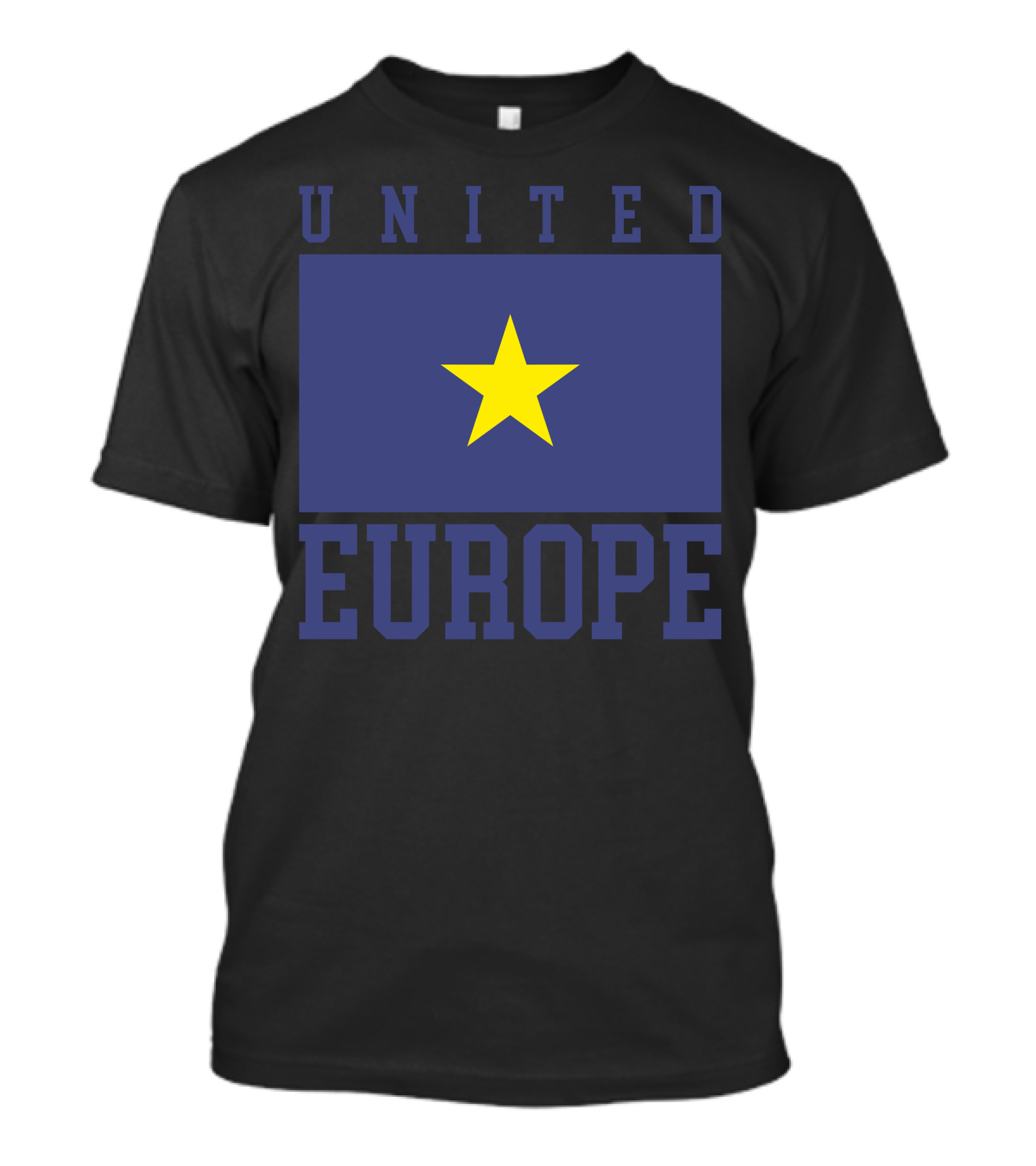 United Europe Yellow Star Flag T-Shirt