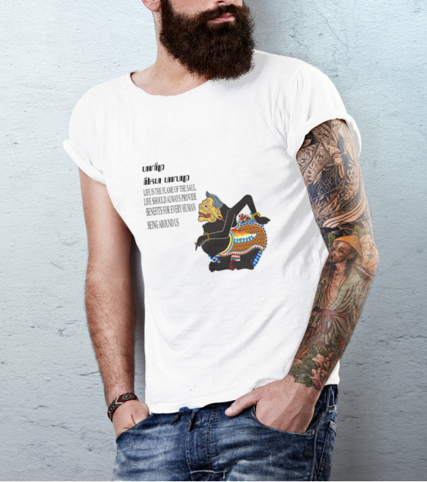 Urip Iku Urup Pepatah Jawa Life Is The Flame Of The Soul Benefits For Every Human Being T-Shirt