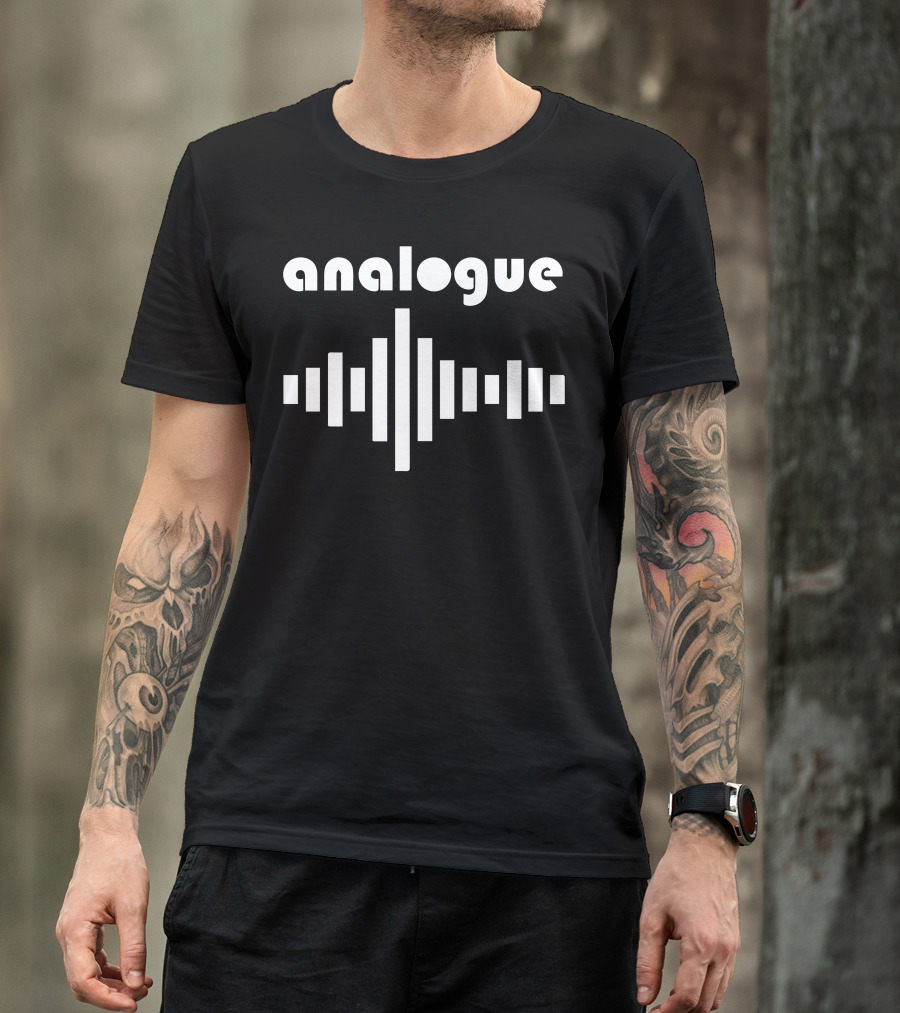 Analogue Sound Waveform Retro Vibes T-Shirt