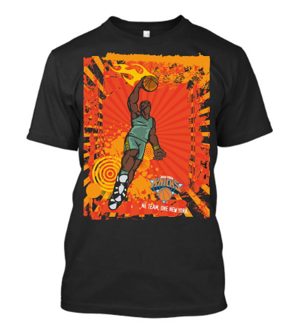 New York Knicks One Team One New York Basketball Sport T-Shirt