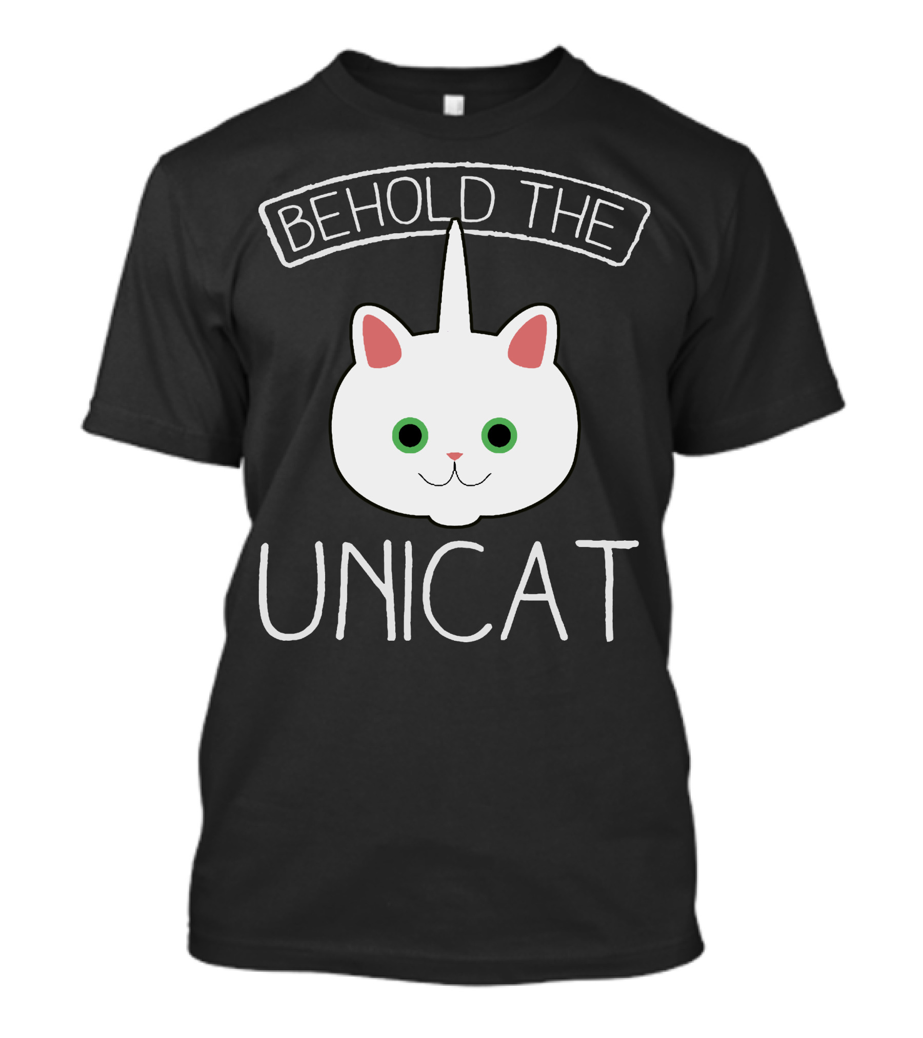 Behold The Unicat Whimsical Unicorn Cat Fusion T-Shirt